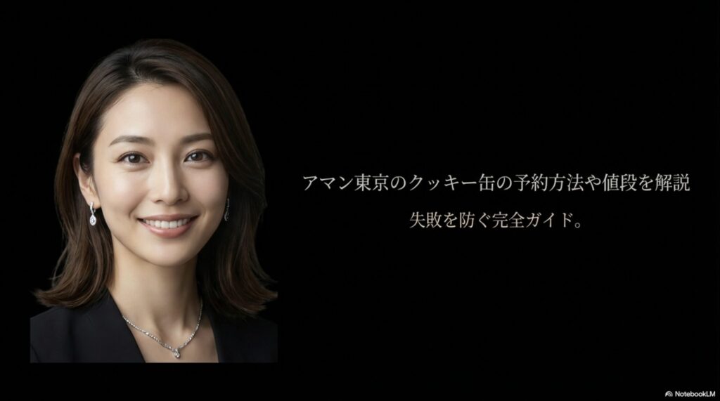 アマン東京のクッキー缶の確実な予約方法や値段を解説する完全ガイド