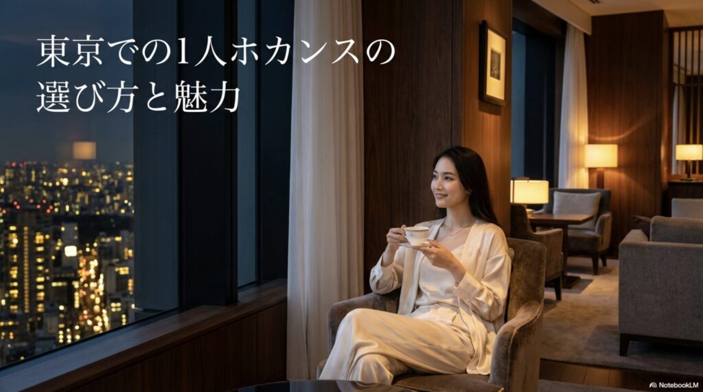 東京での1人ホカンスの選び方と魅力