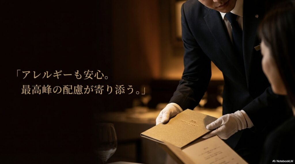 アレルギーも安心できる帝国ホテルの最高峰の配慮