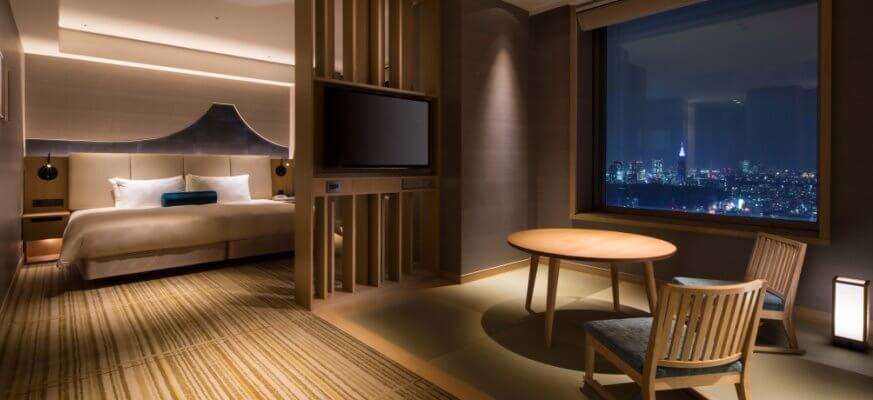 セルリアンタワー東急ホテルの一室