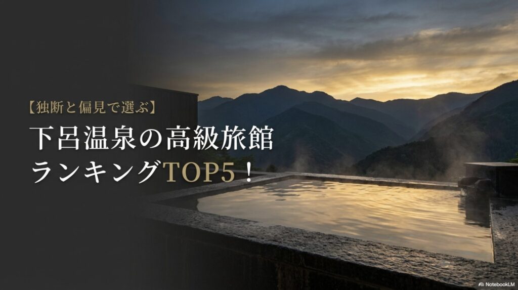 下呂温泉の高級旅館ランキングTOP5のタイトルスライド
