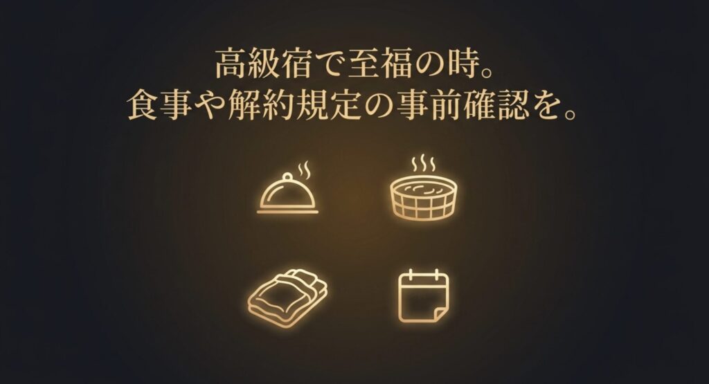食事や解約規定などマタニティホテルの宿泊前に確認すべき事前のチェックポイント