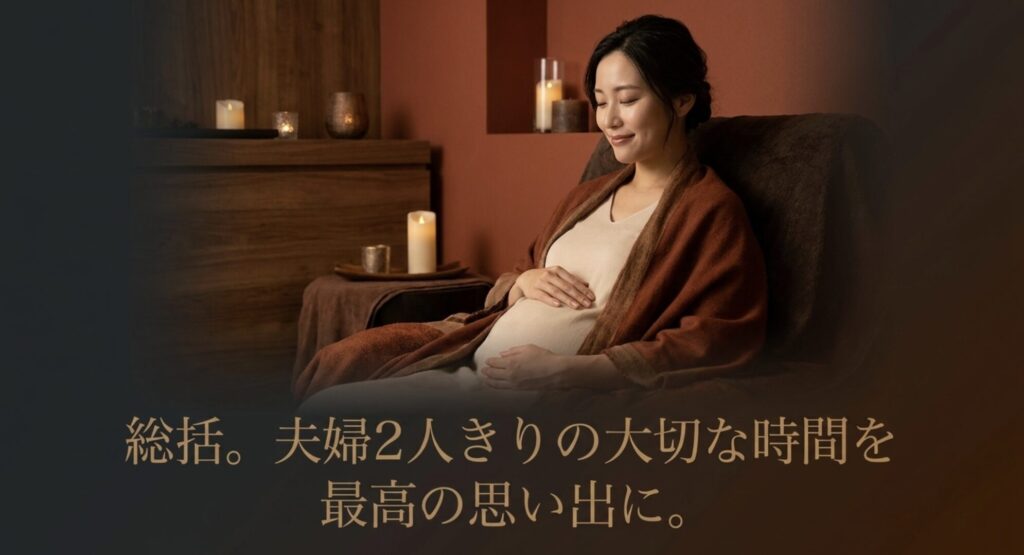 夫婦2人きりの大切な時間を最高の思い出にする関西マタニティホテルの総括