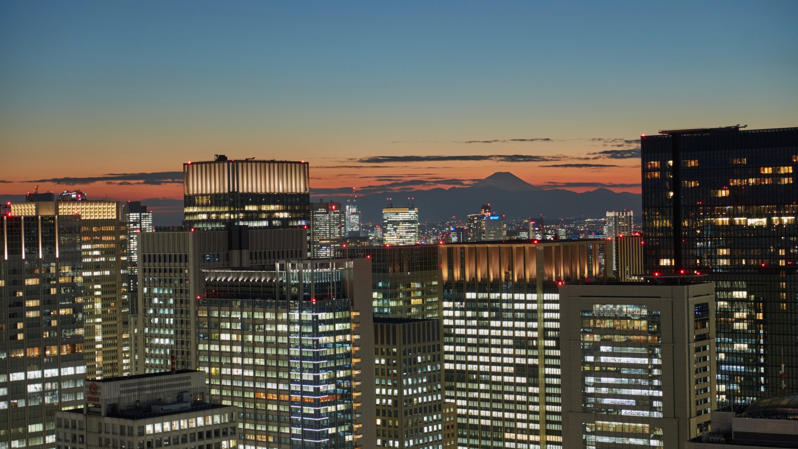 マンダリン オリエンタル 東京 高層階からの眺望