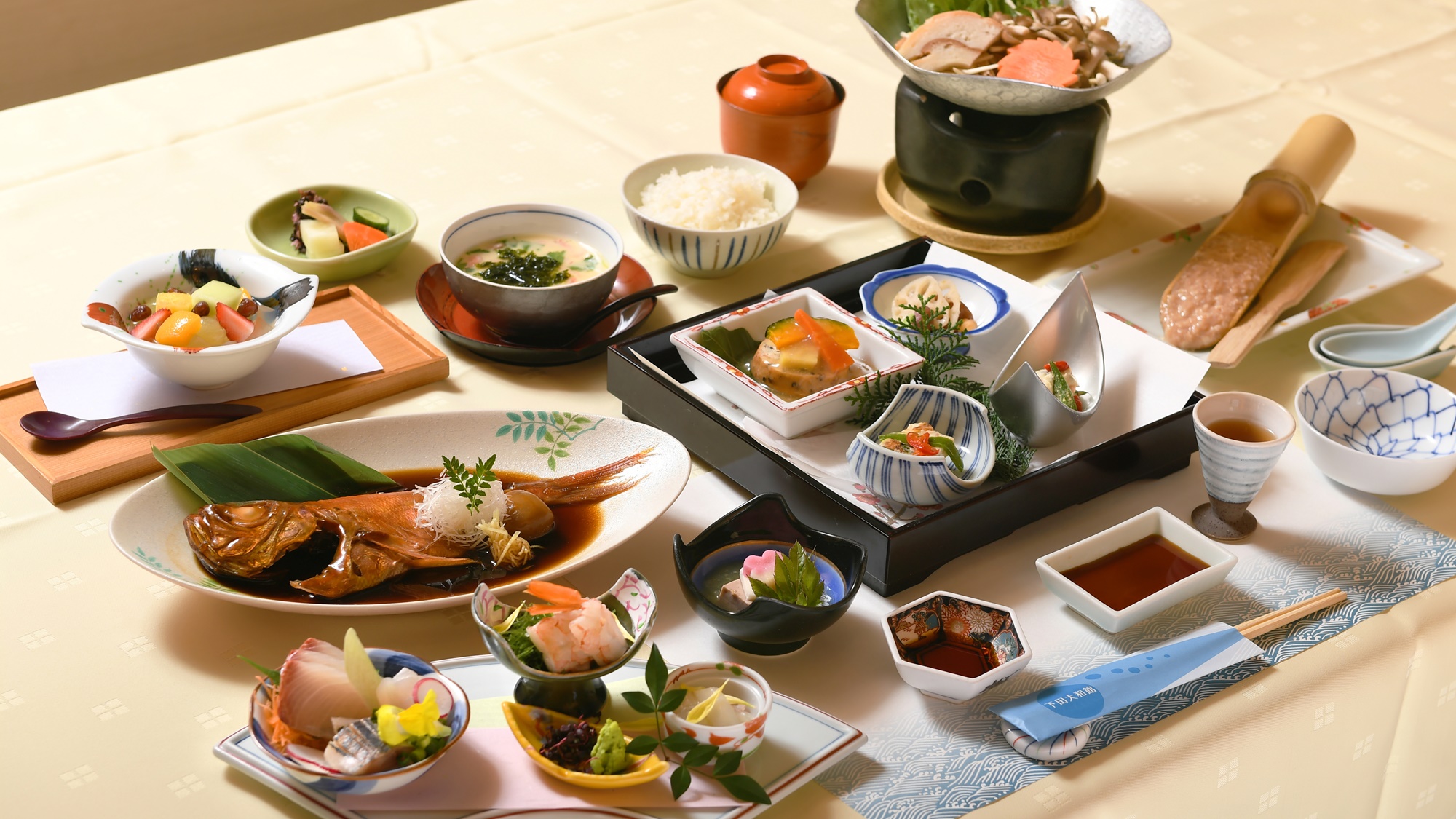 下田大和館の磯会席料理イメージ