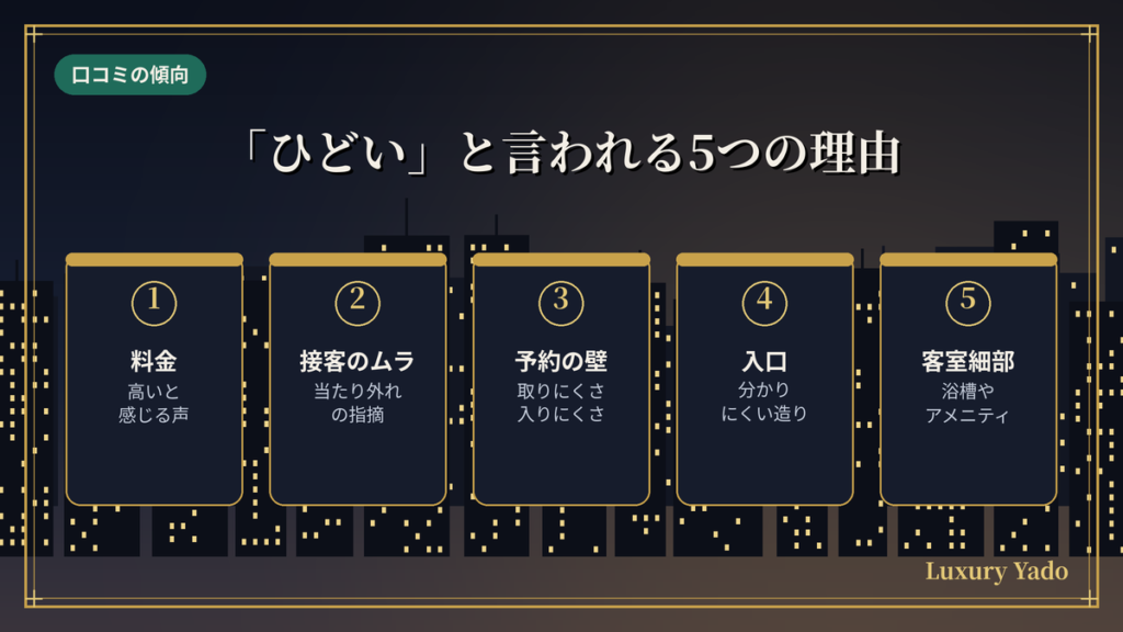 ブルガリホテル東京の口コミで多い5つの不満