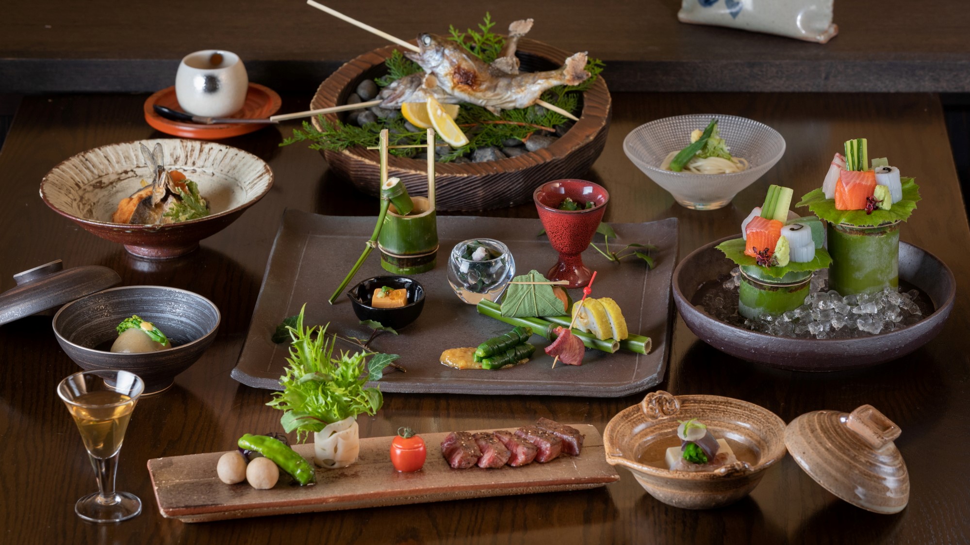 旅館 山河のお食事イメージ