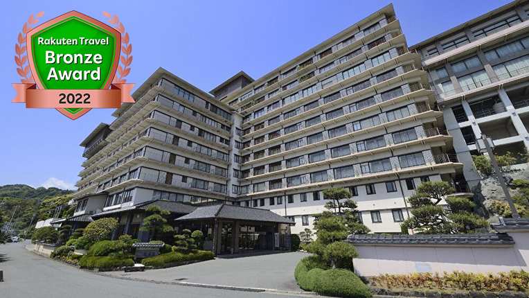 稲取銀水荘の海一望の客室