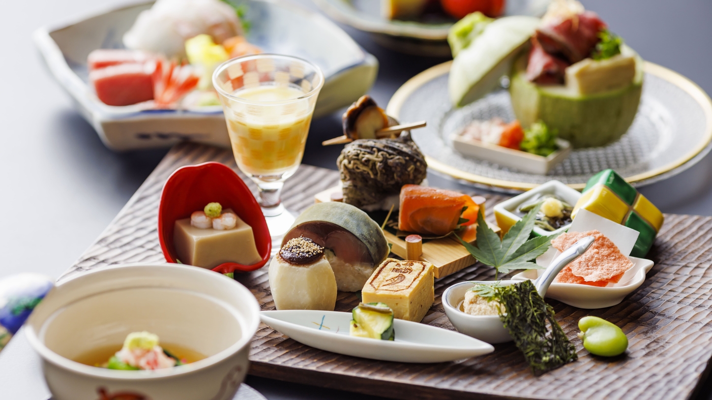 越前満月の若狭の食材を使った会席料理