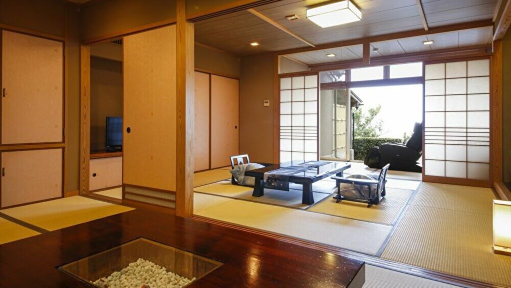 油屋別館 和亭の源泉かけ流しの露天風呂付き客室