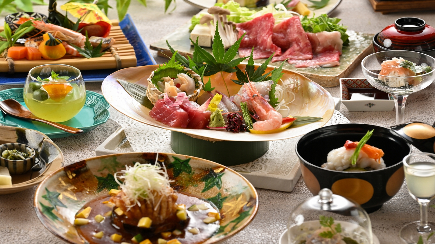 たちばな四季亭の月替りの懐石料理