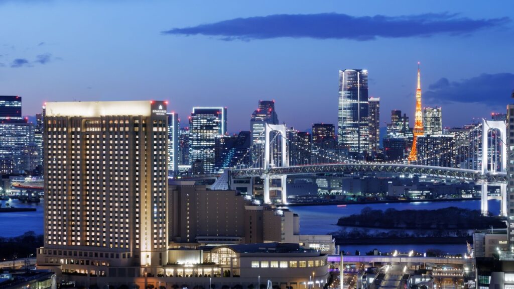 グランドニッコー東京 台場の夜景