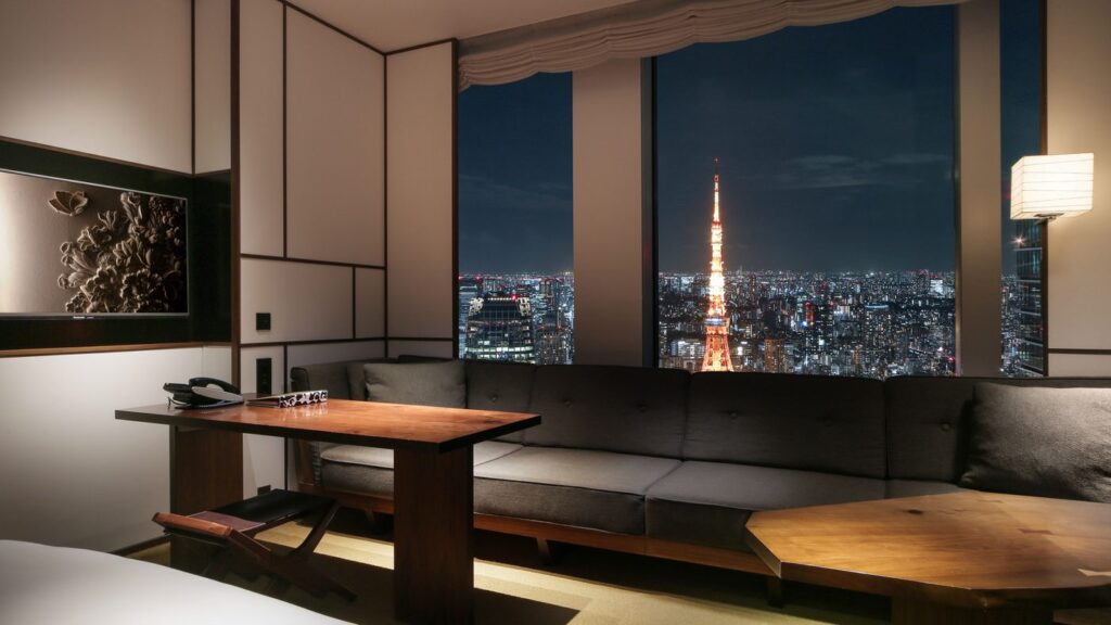 アンダーズ 東京の東京タワーが見える客室
