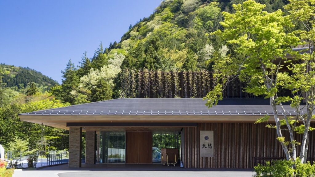 箱根小涌園 天悠のエントランス