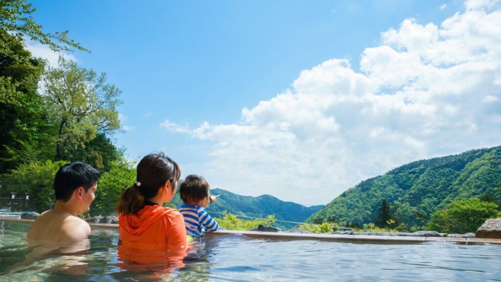 箱根小涌園ユネッサンの展望露天風呂