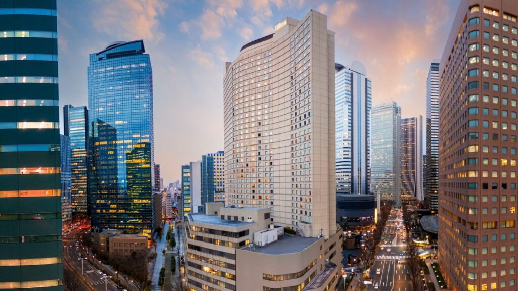 ヒルトン東京の外観