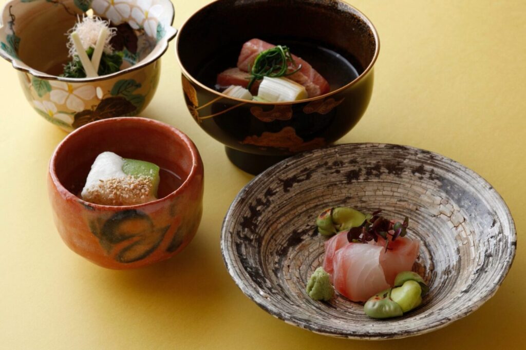 ウェスティンホテル東京の日本料理「舞」の料理