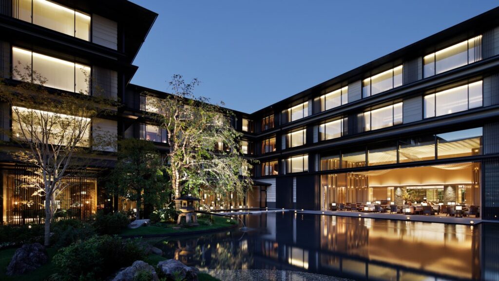 HOTEL THE MITSUI KYOTOの中庭