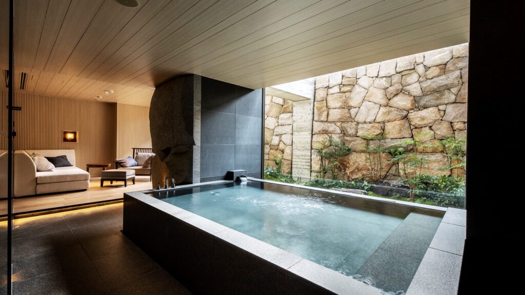 HOTEL THE MITSUI KYOTOの貸切の温泉