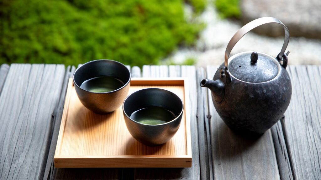 Hotel 宇多野京都別墅の客室の茶器