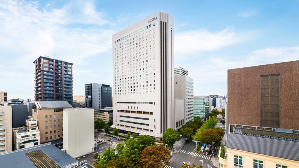 名古屋の中心に建つヒルトン名古屋