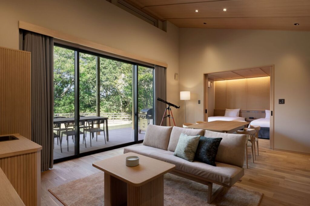 寝室が2つあるNEMU RESORTのフォレストヴィラ2bedroom
